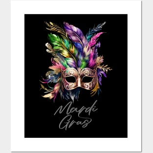 Mardi Gras Masquerade Mask Bead Parade Women Men Kids Posters and Art